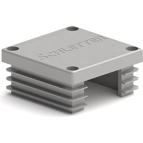 Schletter Kunststoff-Endkappe silber 129011-000
